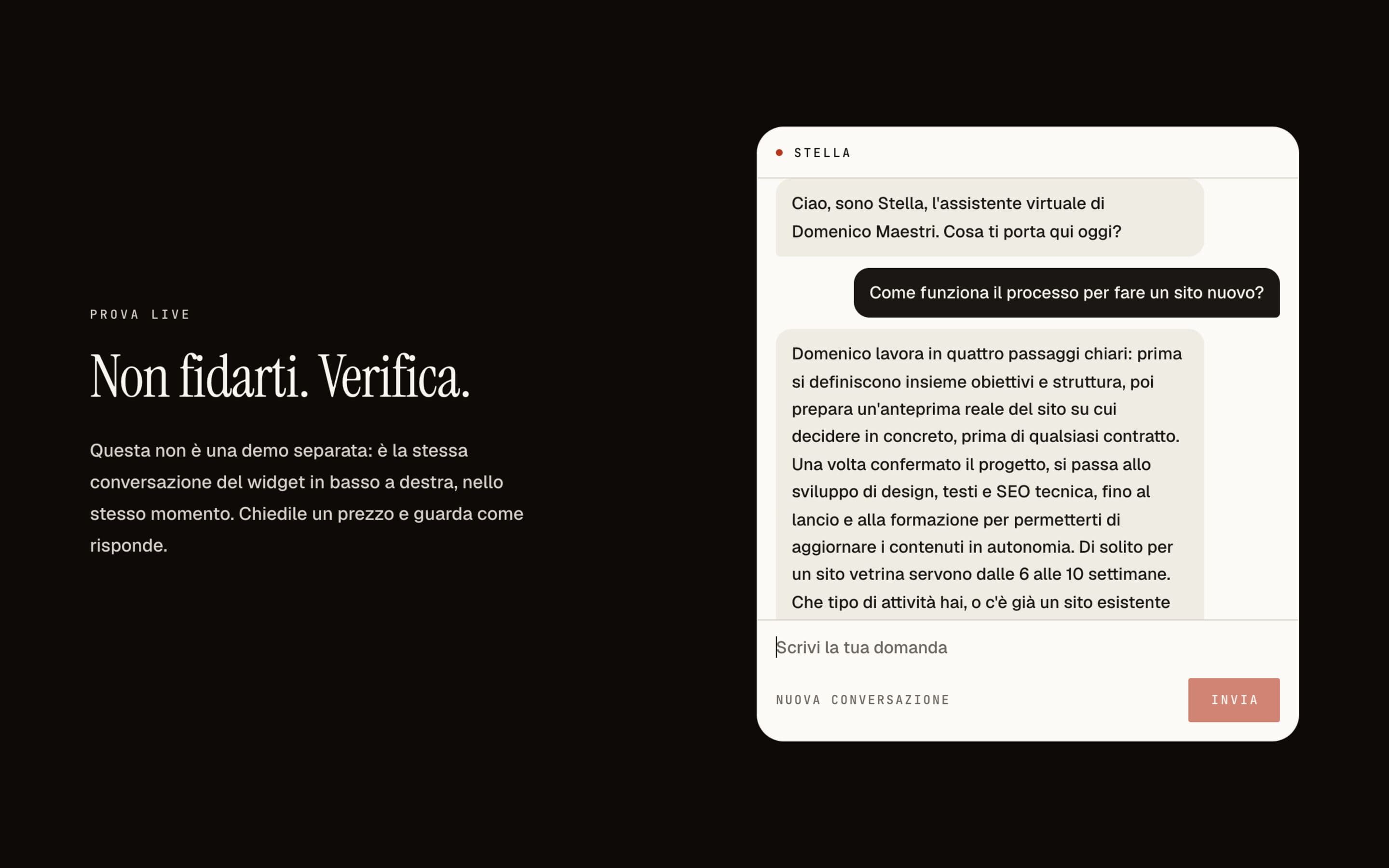 Anteprima di Stella — Trento · il mio sito